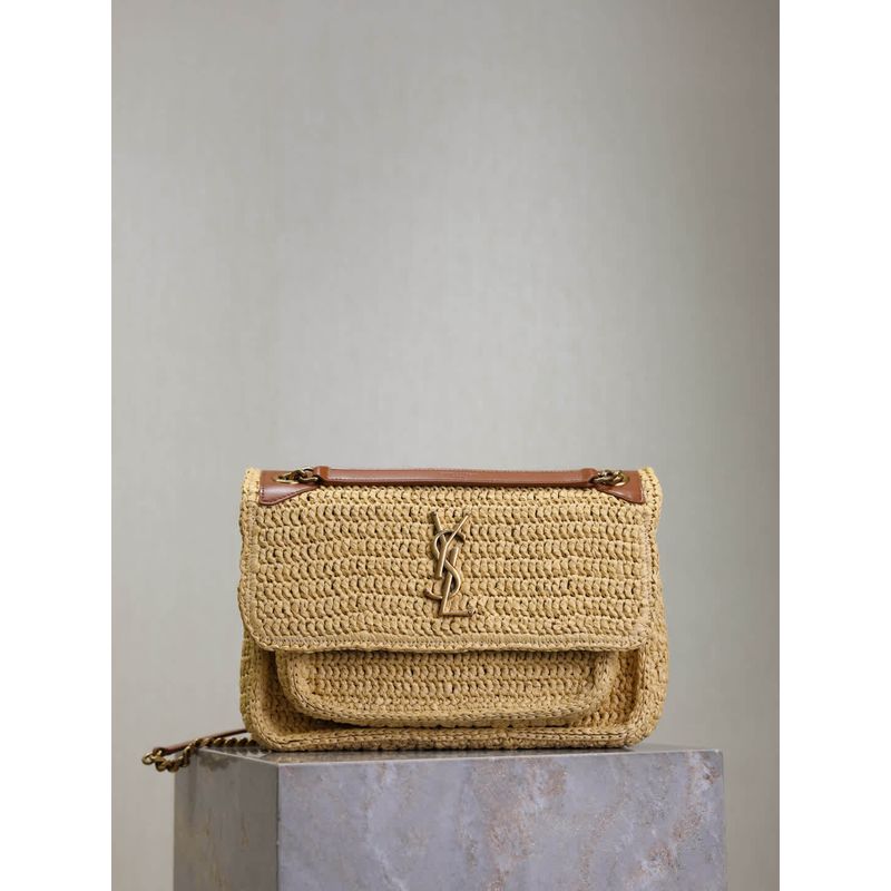 Saint Laurent Niki Woven Bag