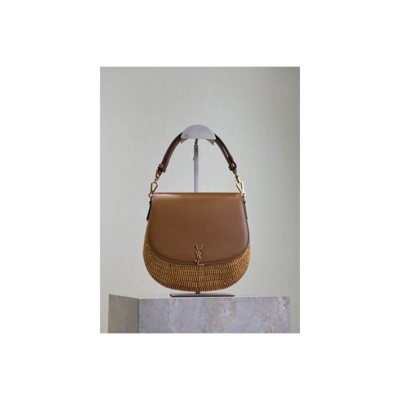 Saint Laurent Woven Shoulder Bag