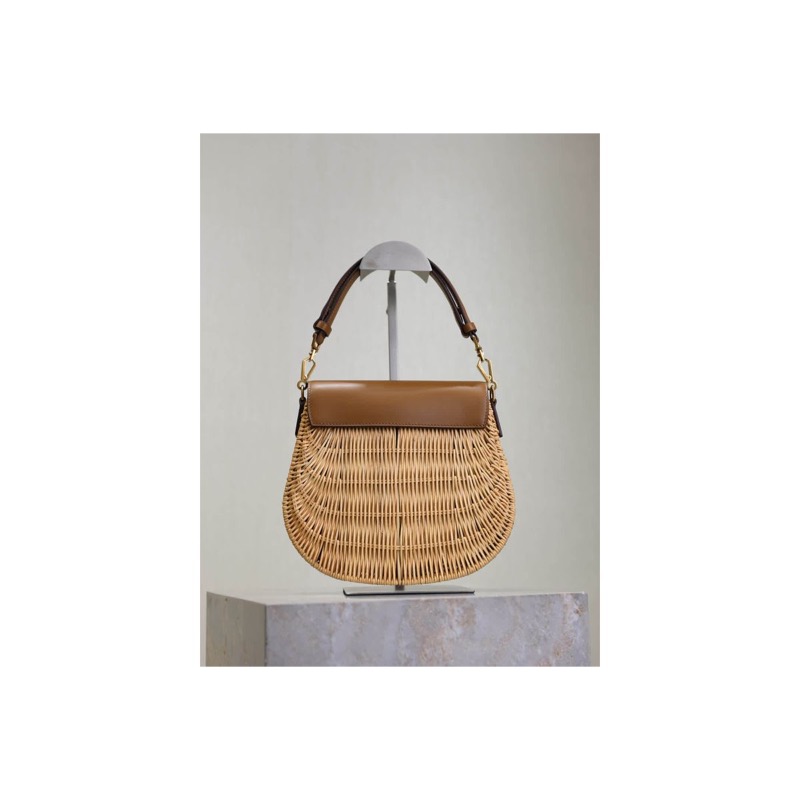Saint Laurent Woven Shoulder Bag
