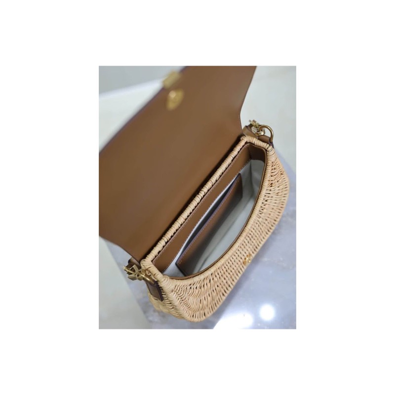 Saint Laurent Woven Shoulder Bag