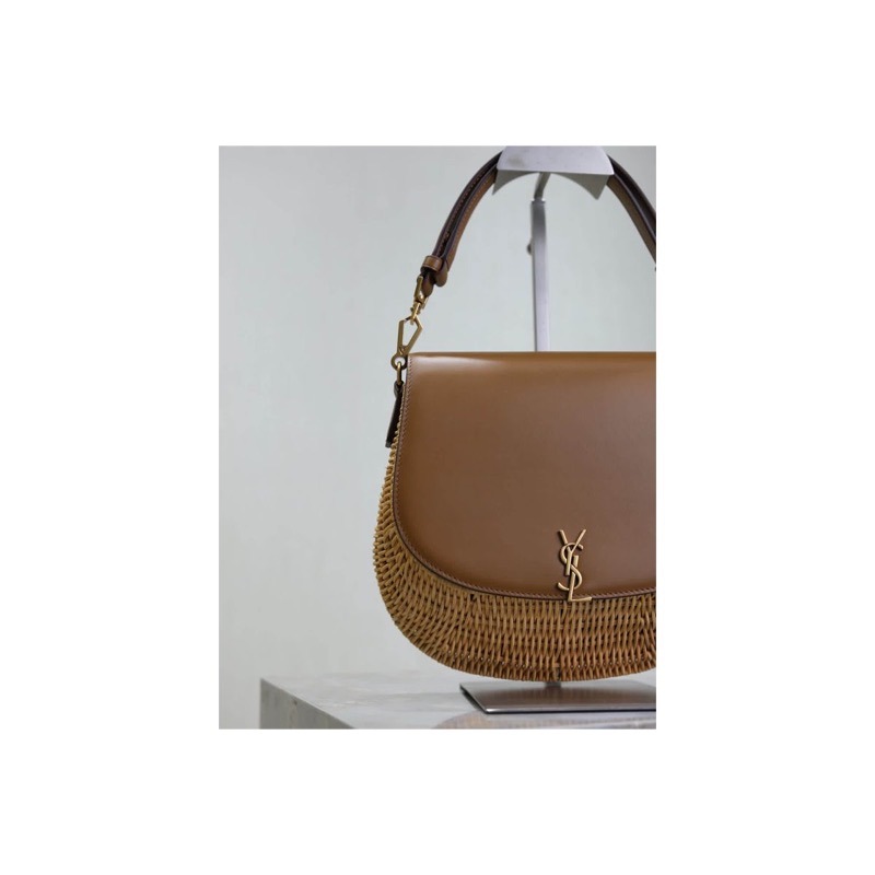 Saint Laurent Woven Shoulder Bag