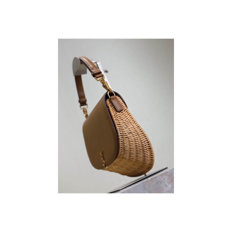 Saint Laurent Woven Shoulder Bag