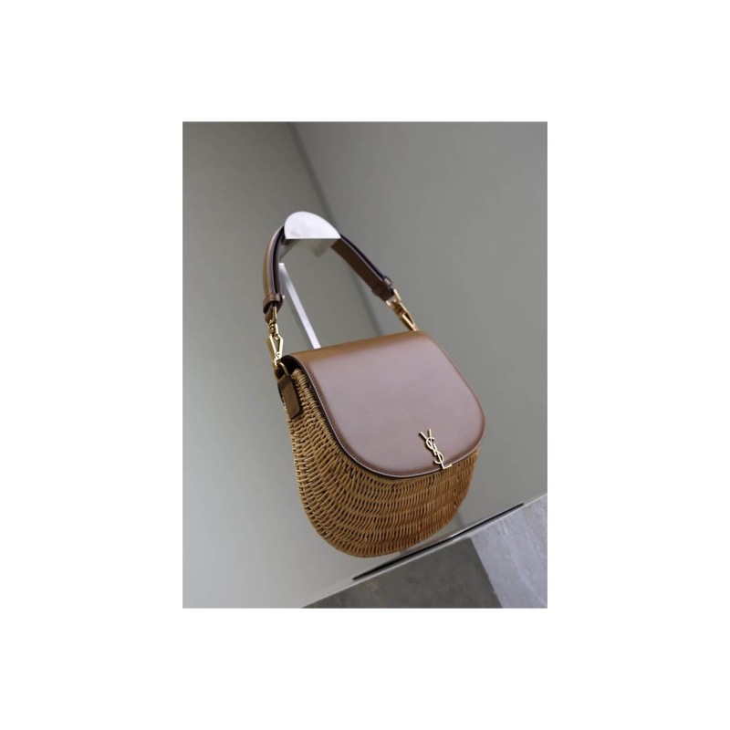 Saint Laurent Woven Shoulder Bag