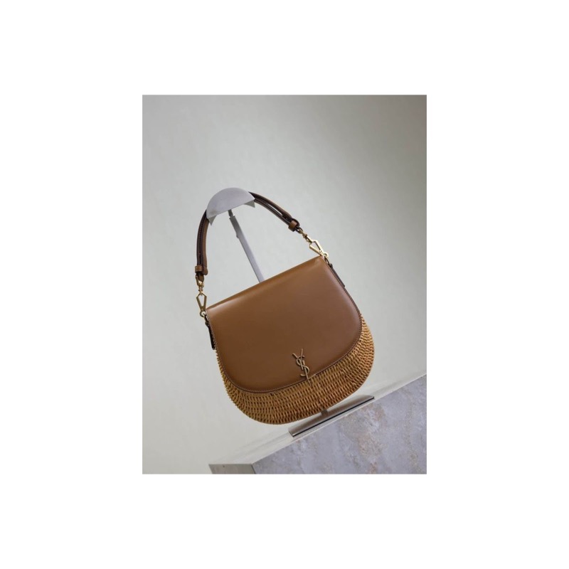 Saint Laurent Woven Shoulder Bag