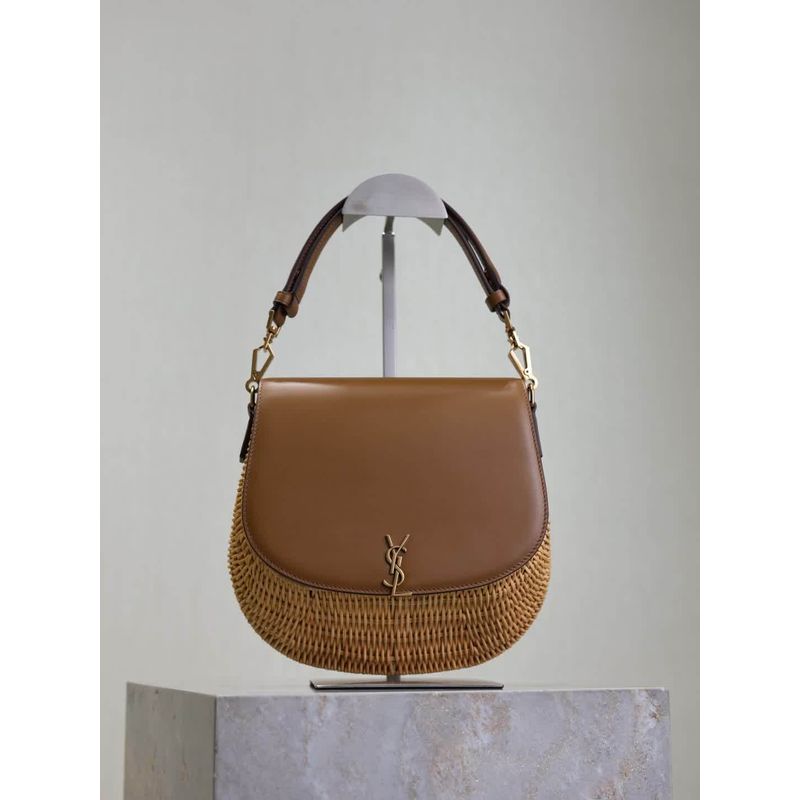 Saint Laurent Woven Shoulder Bag