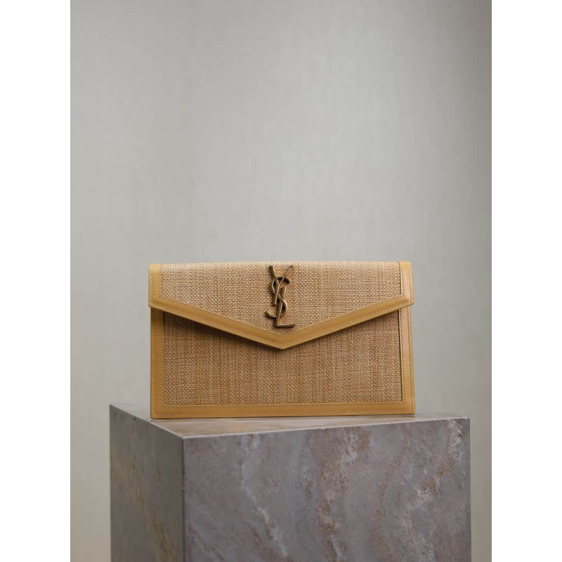 Saint Laurent Cassandre Woven Bag