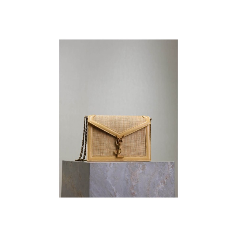 Saint Laurent Cassandre Woven Bag