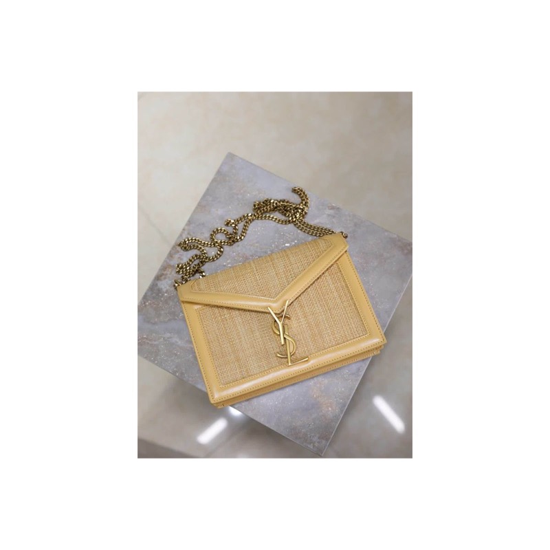 Saint Laurent Cassandre Woven Bag