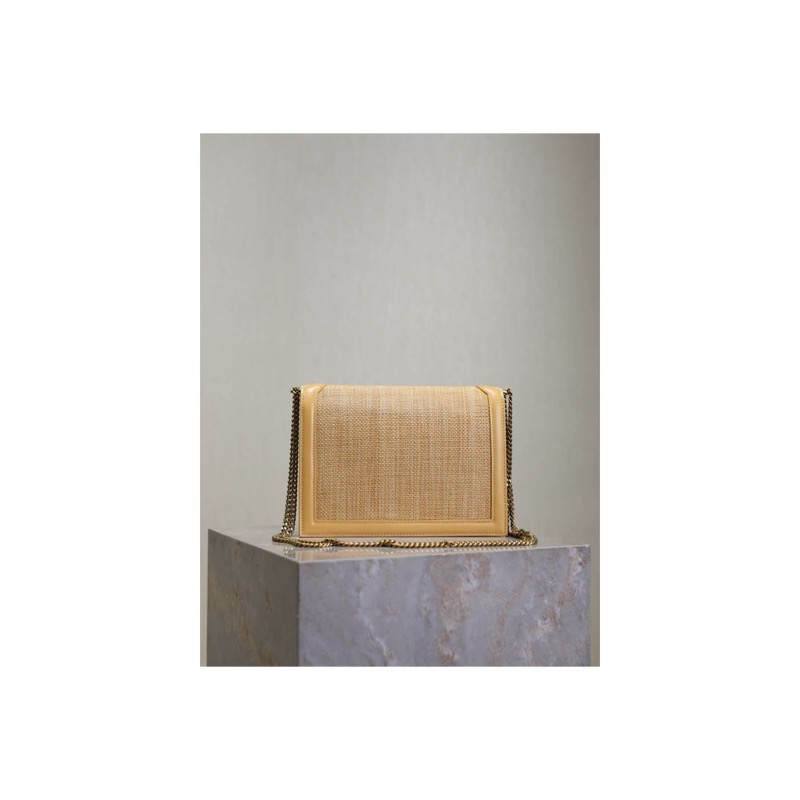 Saint Laurent Cassandre Woven Bag