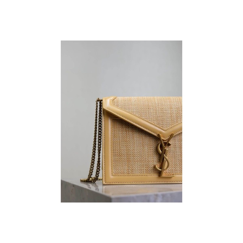 Saint Laurent Cassandre Woven Bag