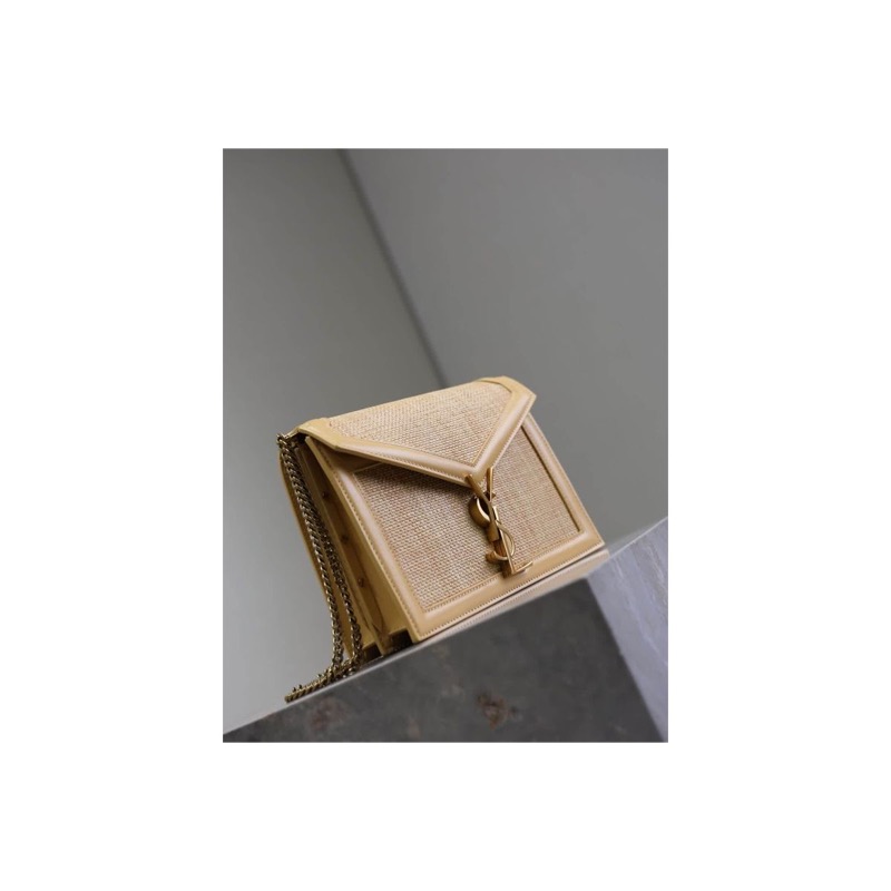 Saint Laurent Cassandre Woven Bag