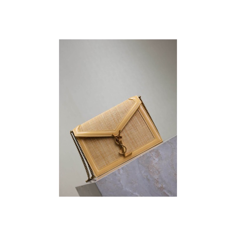 Saint Laurent Cassandre Woven Bag
