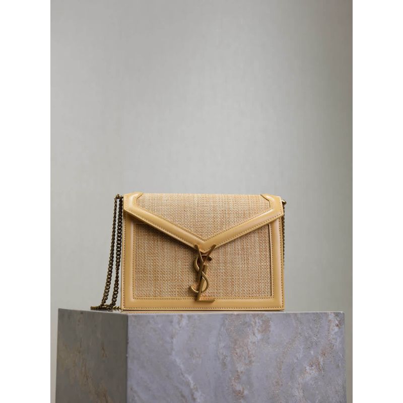 Saint Laurent Cassandre Woven Bag