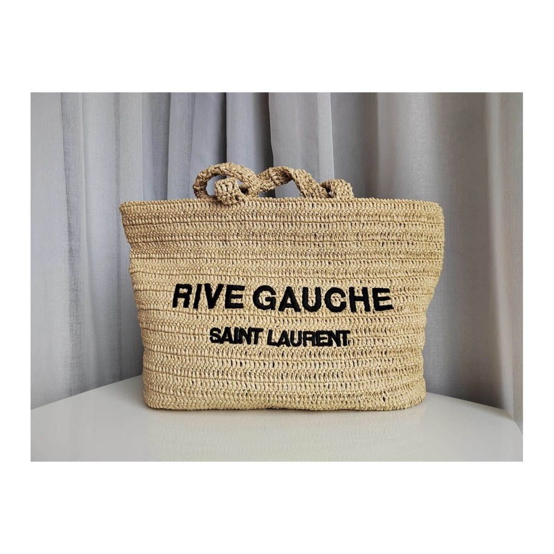 Saint Laurent Woven Tote Bag