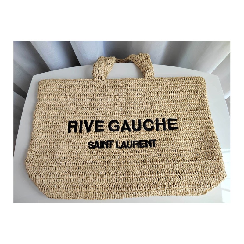 Saint Laurent Woven Tote Bag