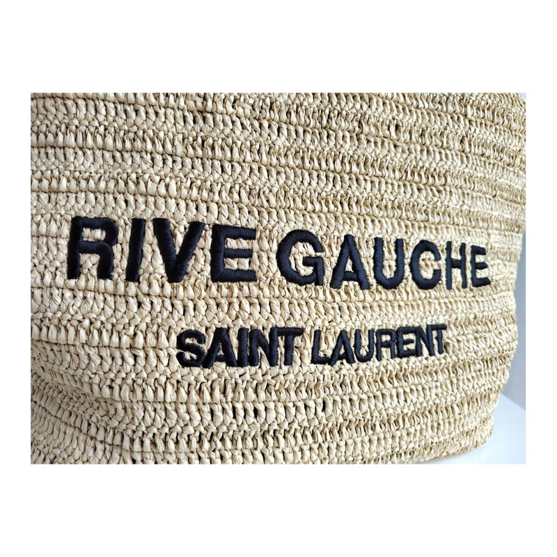 Saint Laurent Woven Tote Bag