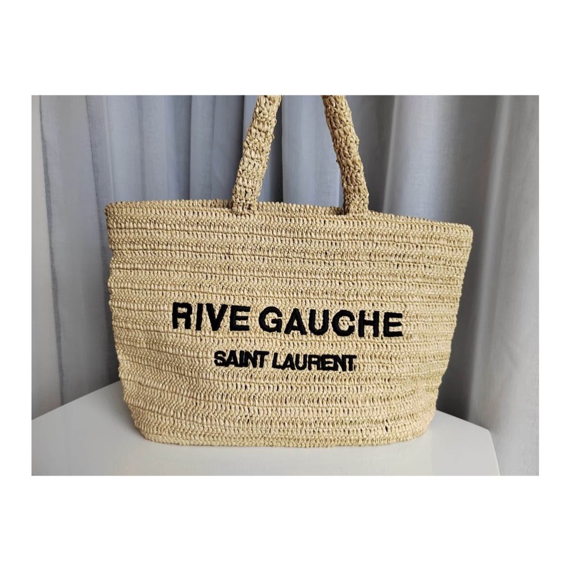 Saint Laurent Woven Tote Bag