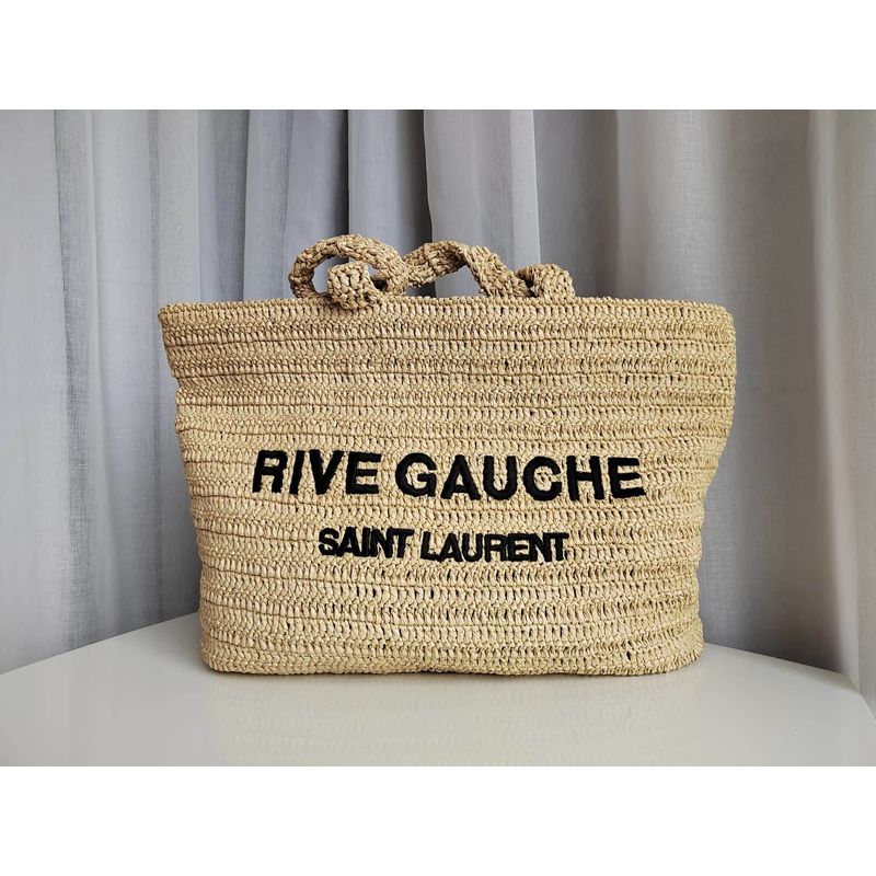 Saint Laurent Woven Tote Bag