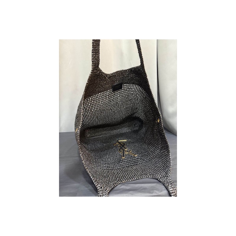 Saint Laurent Icare Woven Bag