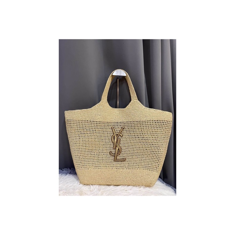 Saint Laurent Icare Woven Bag