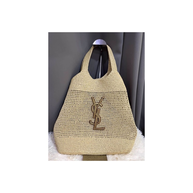 Saint Laurent Icare Woven Bag