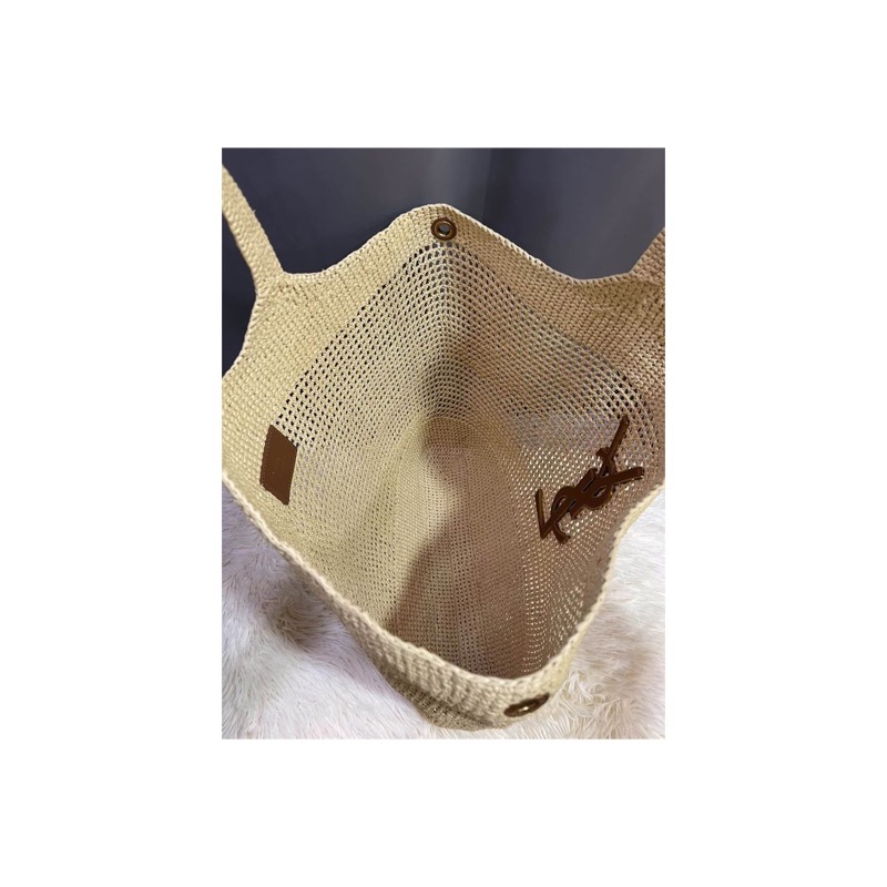 Saint Laurent Icare Woven Bag