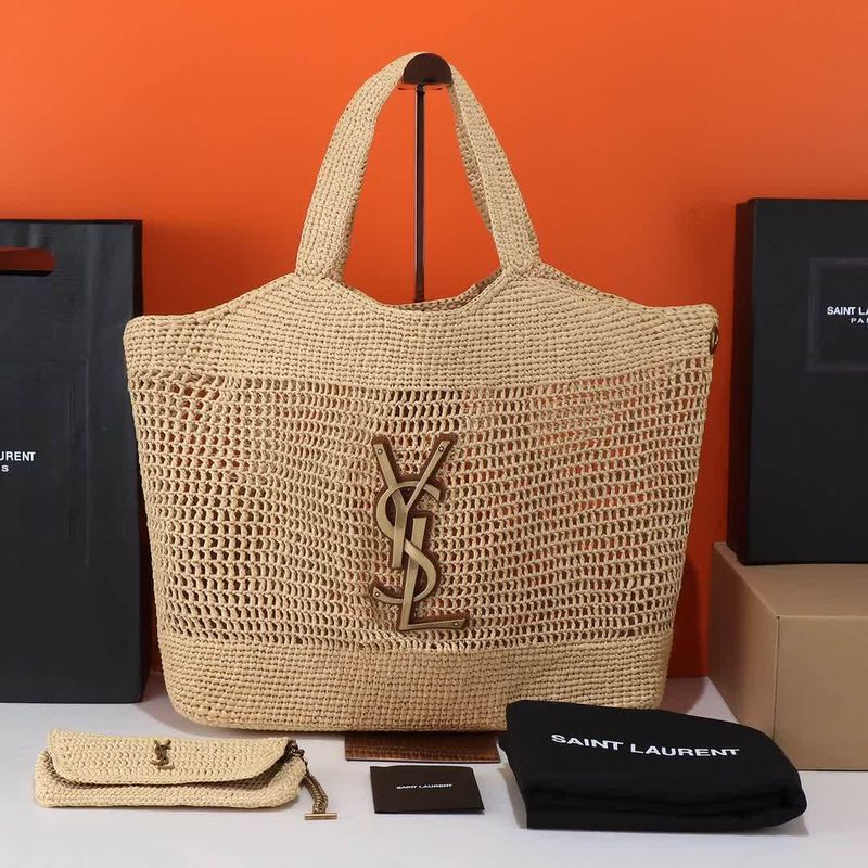Saint Laurent Icare Woven Bag