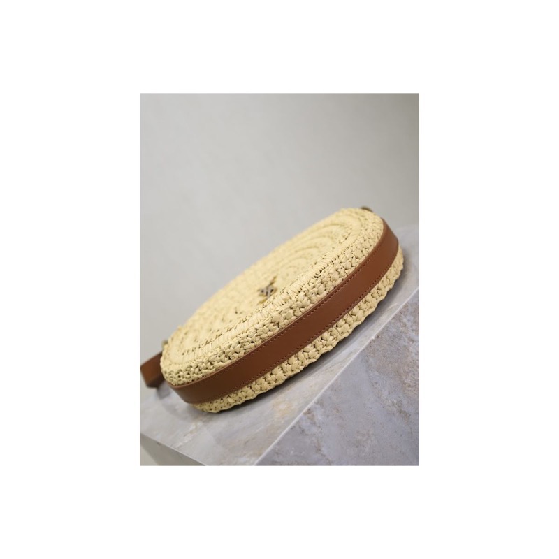 Saint Laurent Cassandre Woven Bag