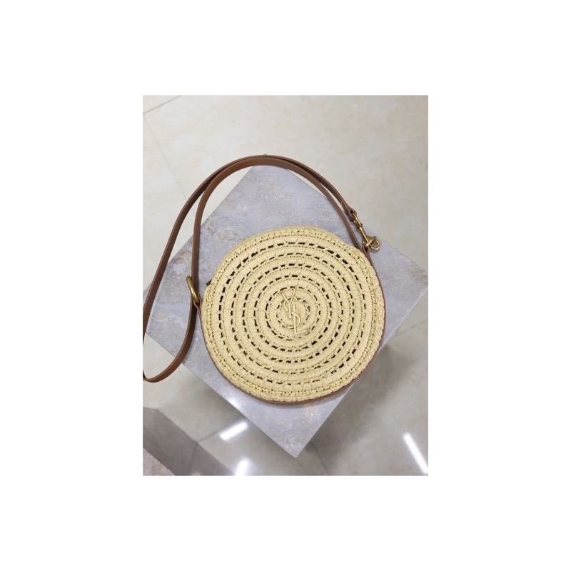 Saint Laurent Cassandre Woven Bag