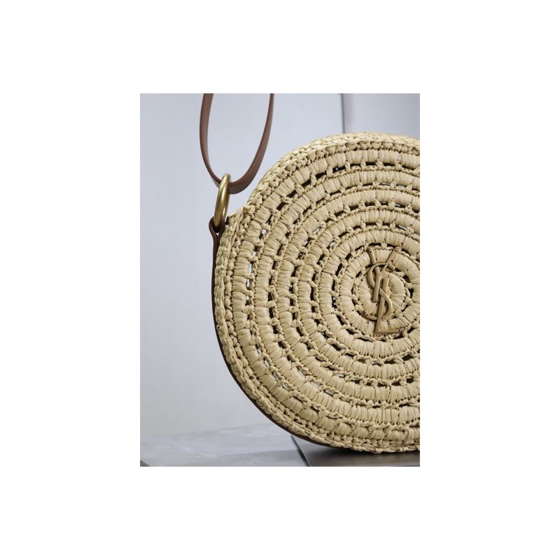 Saint Laurent Cassandre Woven Bag