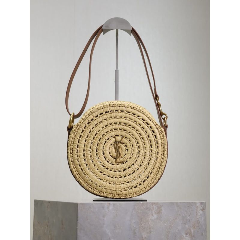 Saint Laurent Cassandre Woven Bag
