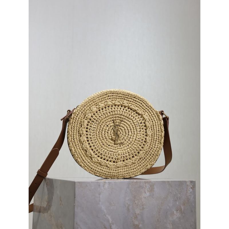 Saint Laurent Woven Crossbody Bag