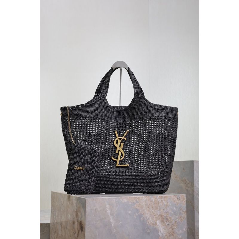 Saint Laurent Icare Woven Bag
