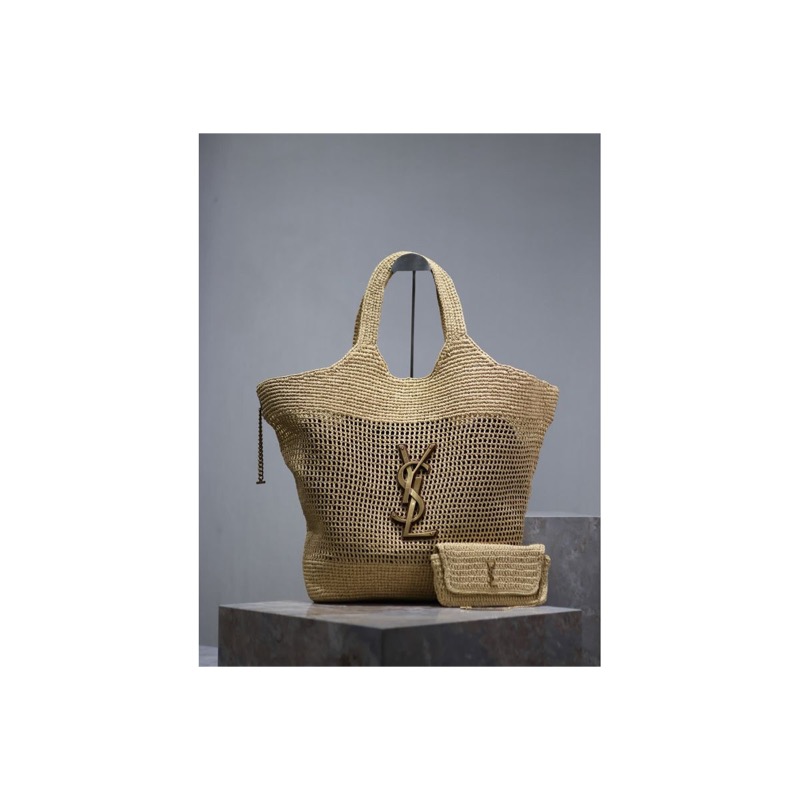 Saint Laurent Icare Woven Bag
