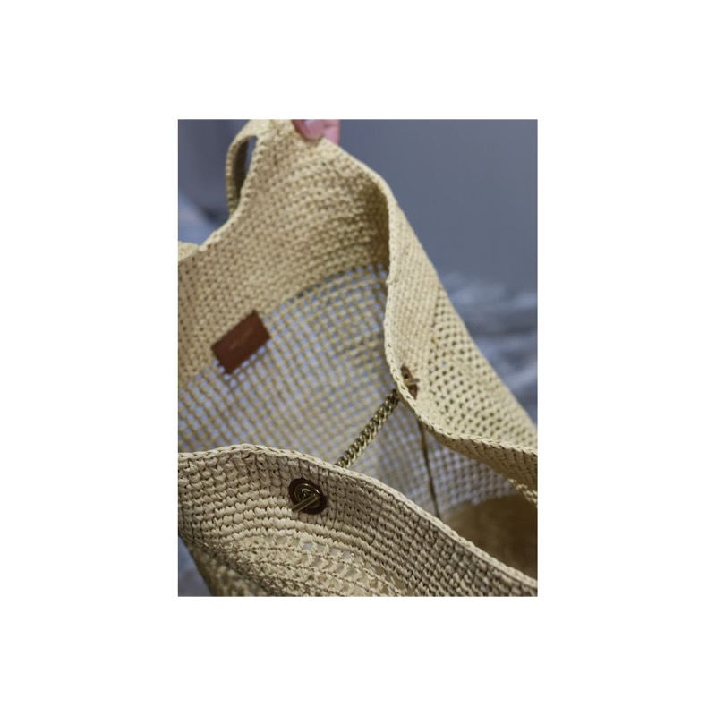 Saint Laurent Icare Woven Bag