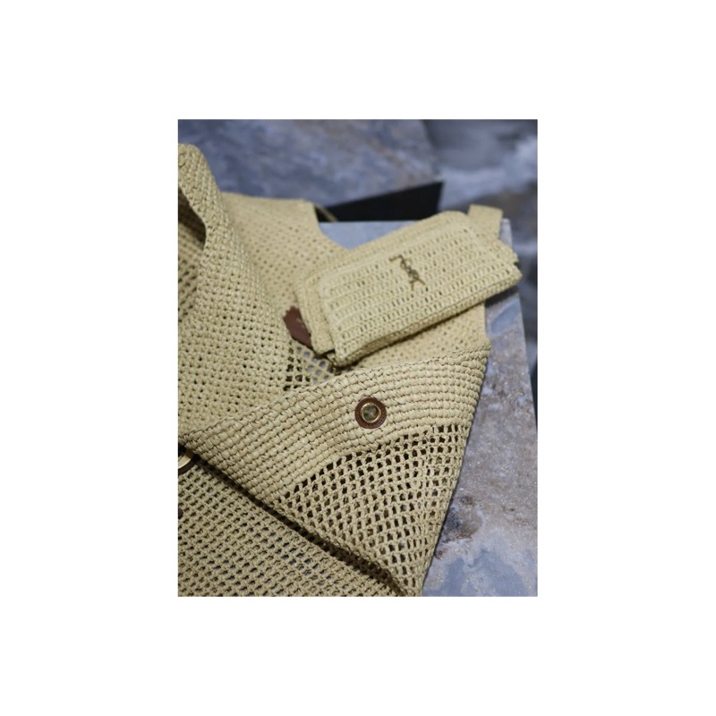 Saint Laurent Icare Woven Bag