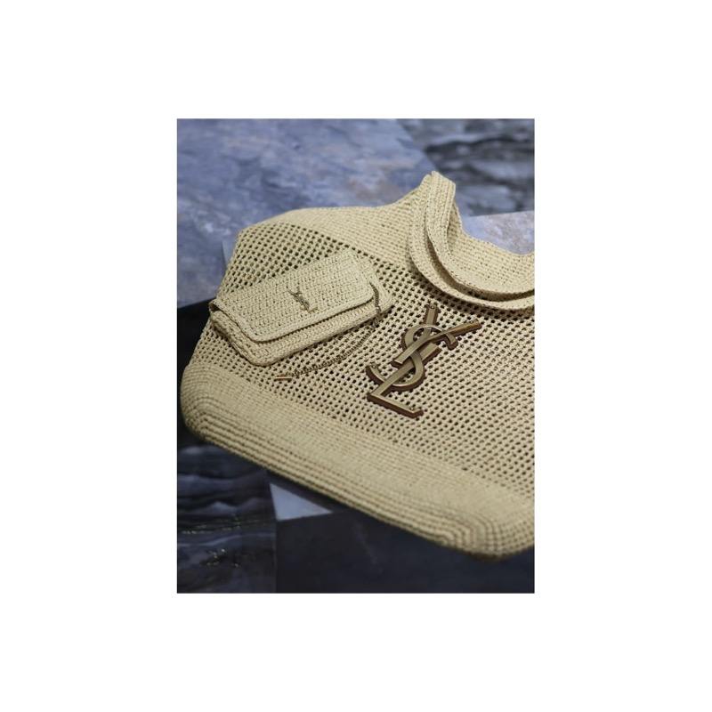 Saint Laurent Icare Woven Bag
