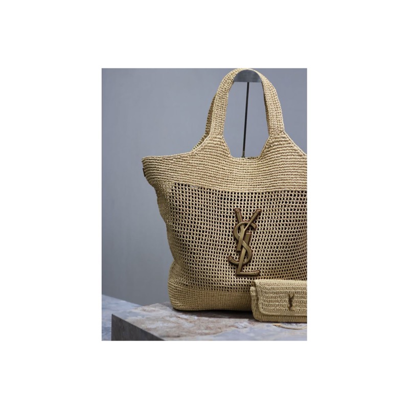 Saint Laurent Icare Woven Bag