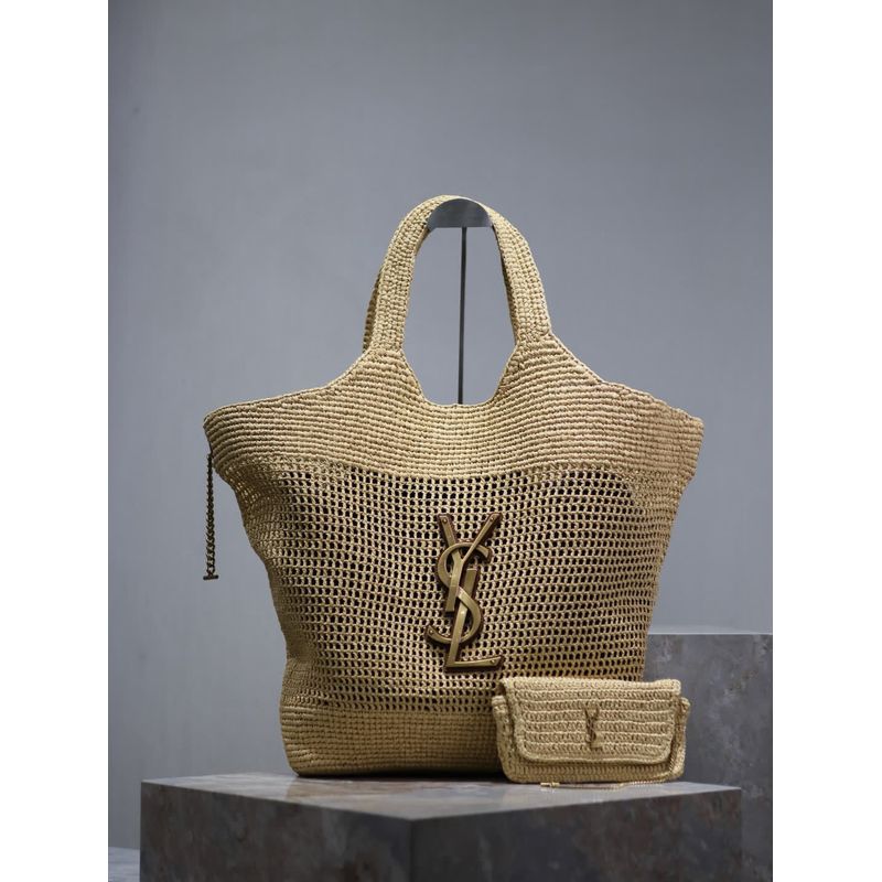 Saint Laurent Icare Woven Bag