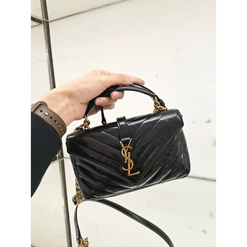 Saint Laurent Quilted Shoulder Bag