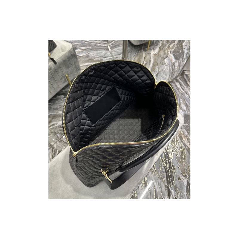 Saint Laurent Quilted Duffle Bag