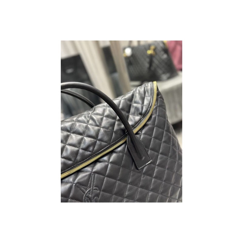 Saint Laurent Quilted Duffle Bag