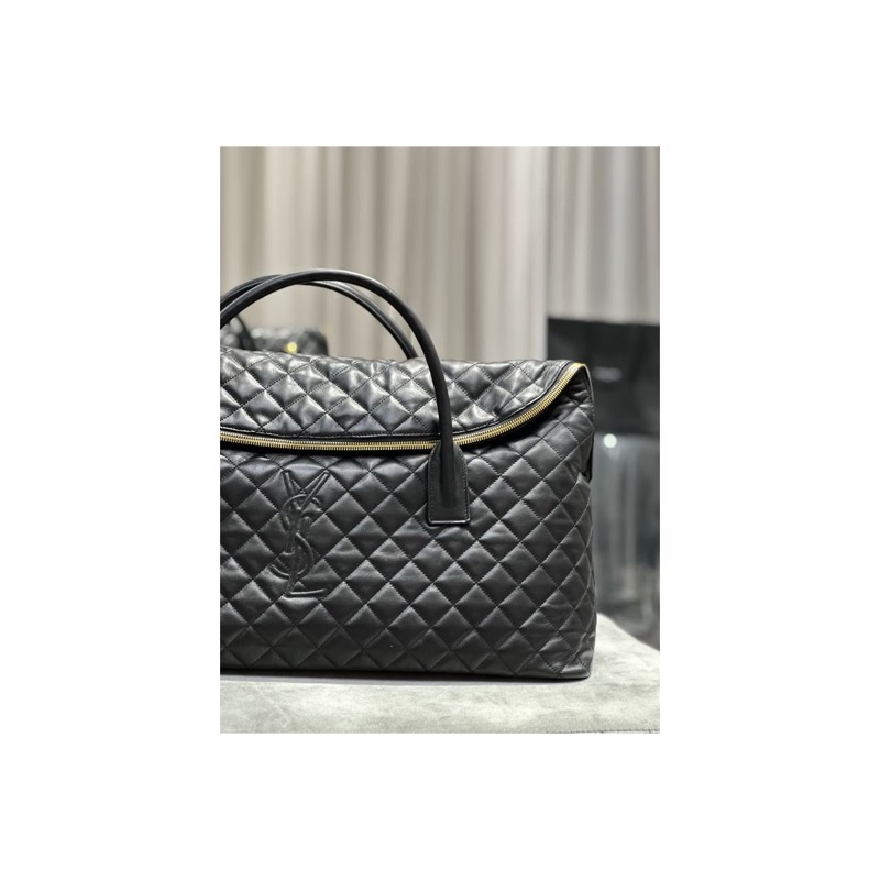 Saint Laurent Quilted Duffle Bag