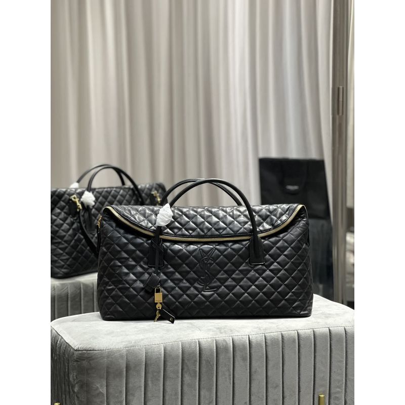 Saint Laurent Quilted Duffle Bag