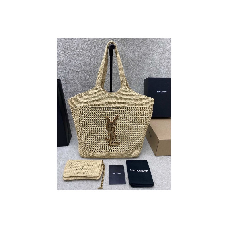 Saint Laurent Icare Woven Bag