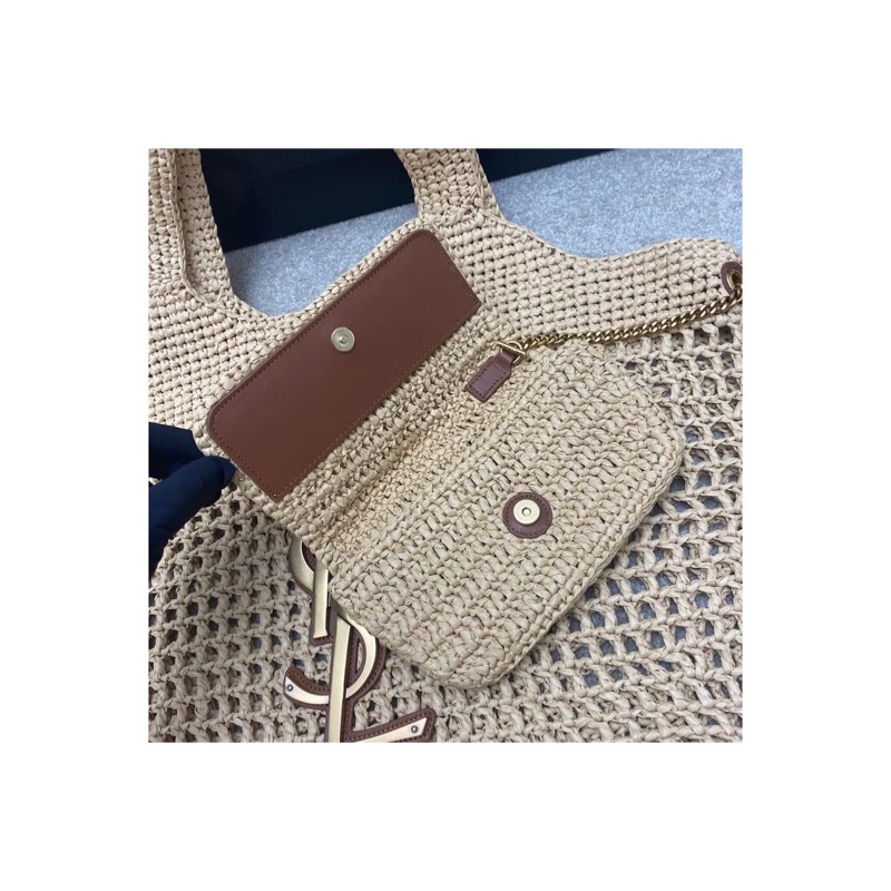 Saint Laurent Icare Woven Bag