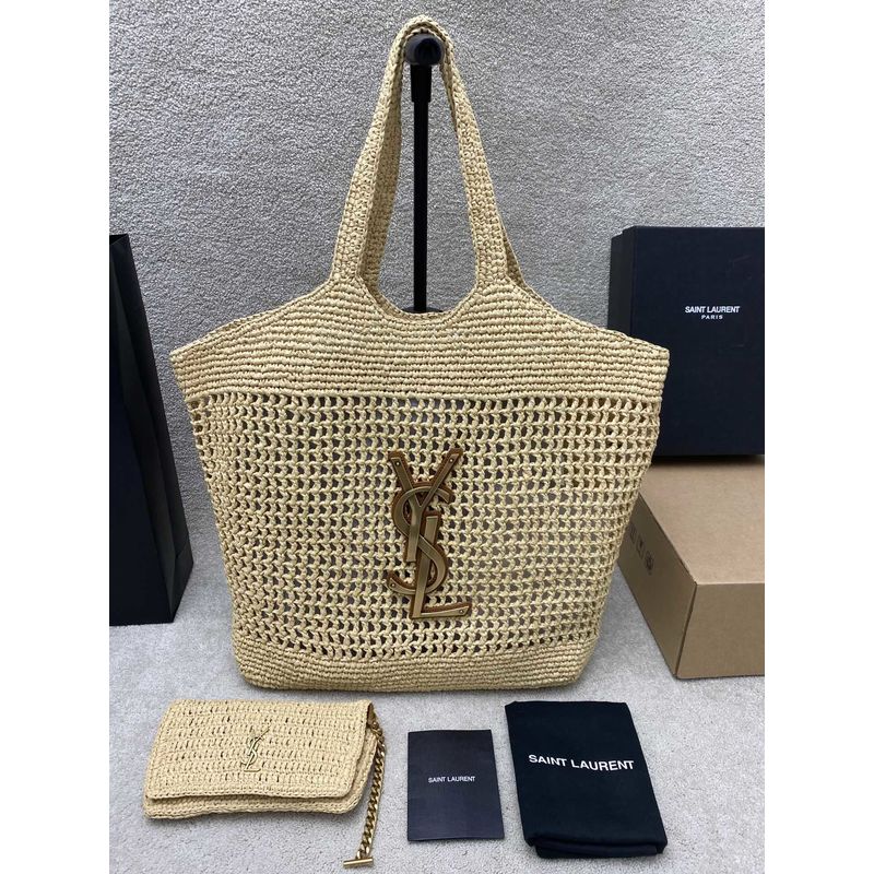 Saint Laurent Icare Woven Bag