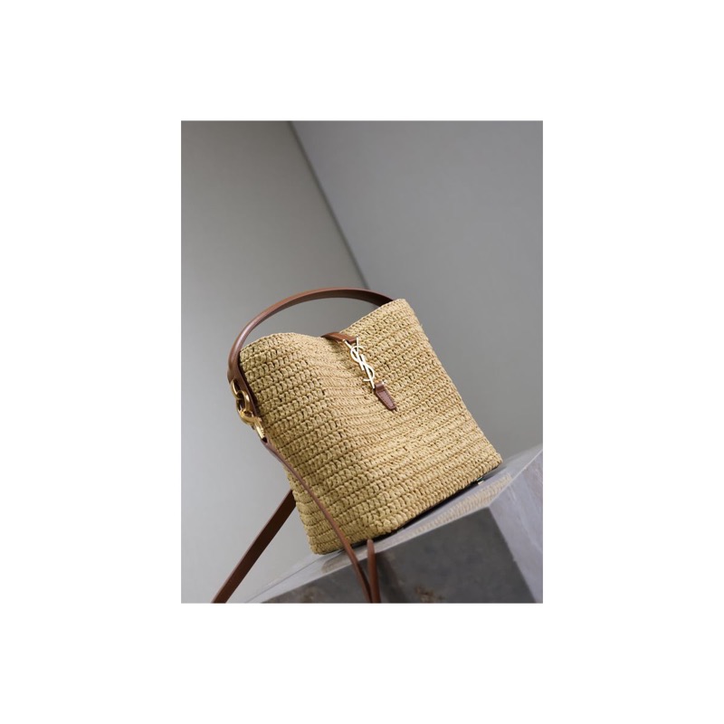 Saint Laurent Woven Bucket Bag