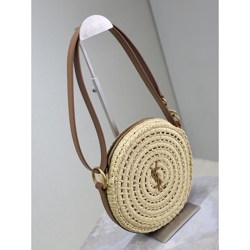 Saint Laurent Woven Crossbody Bag