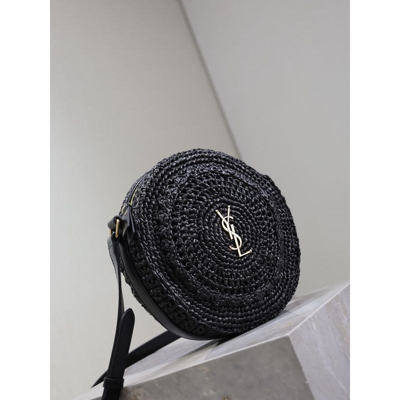 Saint Laurent Woven Crossbody Bag
